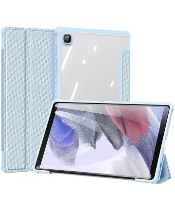 Dux Ducis Toby Samsung Galaxy Tab A7 Lite Hoes Tri-Fold Bookcase Blauw Hoesjes