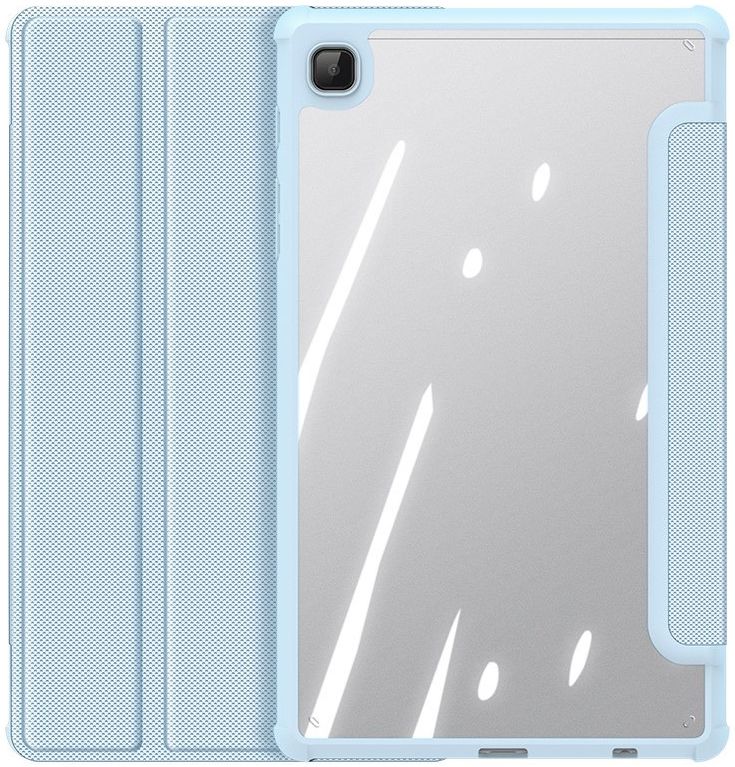 Dux Ducis Toby Samsung Galaxy Tab A7 Lite Hoes Tri-Fold Bookcase Blauw afbeelding 2
