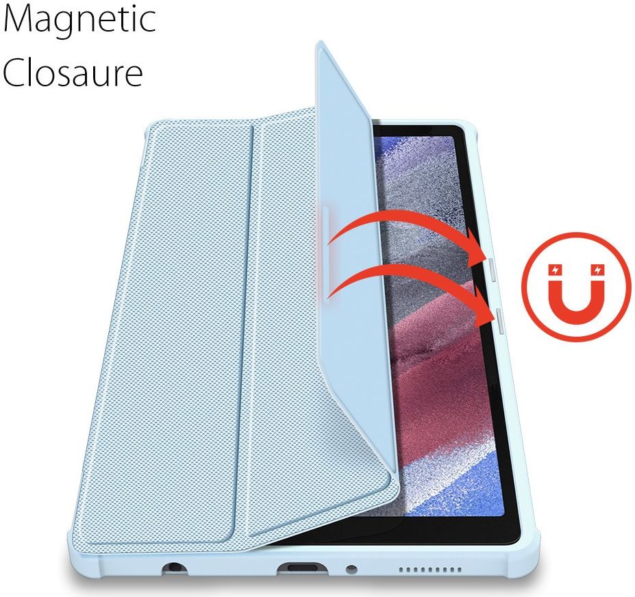 Dux Ducis Toby Samsung Galaxy Tab A7 Lite Hoes Tri-Fold Bookcase Blauw afbeelding 4