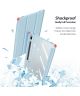 Dux Ducis Toby Samsung Galaxy Tab S7 FE Hoes Tri-Fold Book Case Blauw