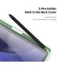 Dux Ducis Toby Samsung Galaxy Tab S7 FE Hoes Tri-Fold Book Case Groen