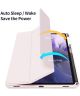 Dux Ducis Toby Samsung Galaxy Tab S7 FE Hoes Tri-Fold Book Case Roze
