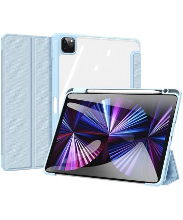 Dux Ducis Toby Series Apple iPad Pro 11 Hoes Tri-Fold Book Case Blauw Hoesjes
