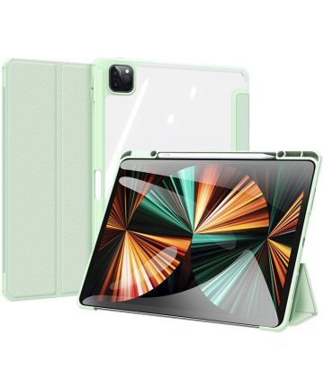 Dux Ducis Toby Apple iPad Pro 12.9 Hoes Tri-Fold Book Case Groen Hoesjes