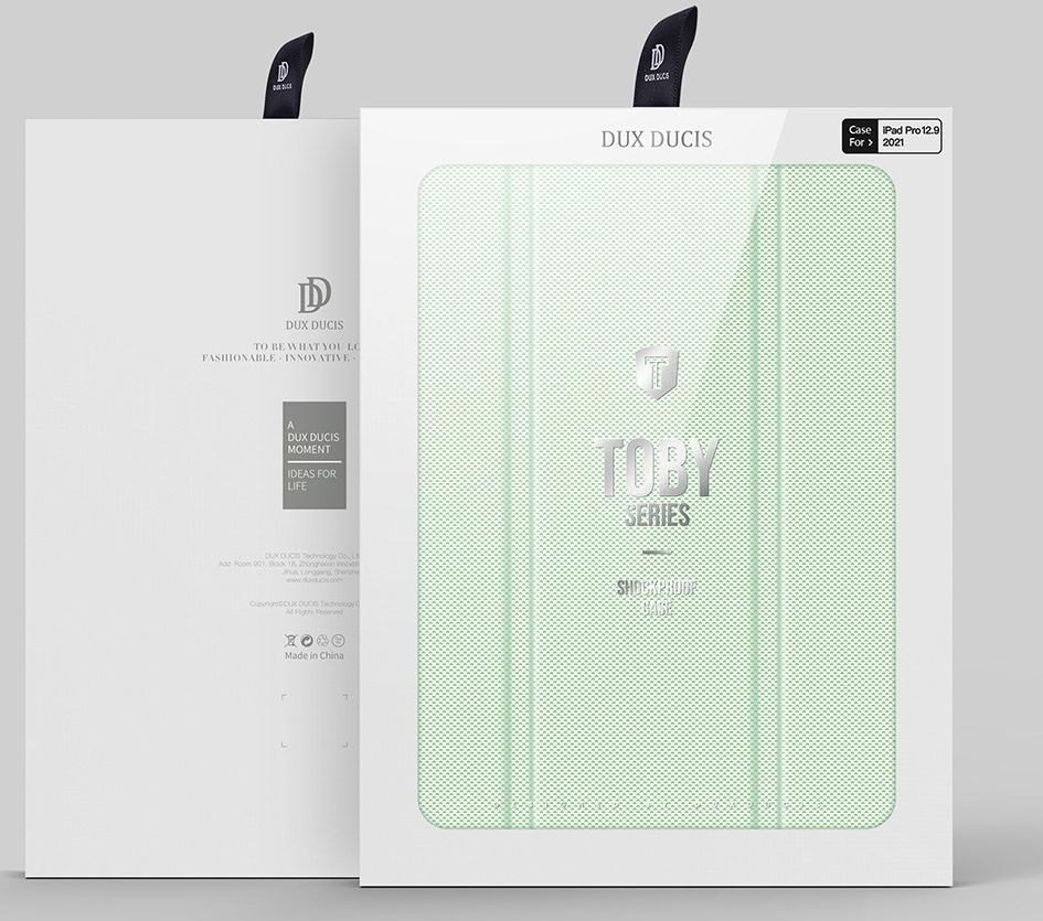 Dux Ducis Toby Apple iPad Pro 12.9 Hoes Tri-Fold Book Case Groen afbeelding 12