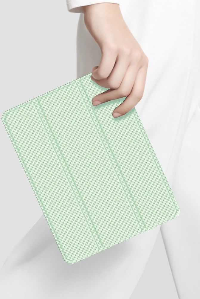 Dux Ducis Toby Apple iPad Pro 12.9 Hoes Tri-Fold Book Case Groen afbeelding 3