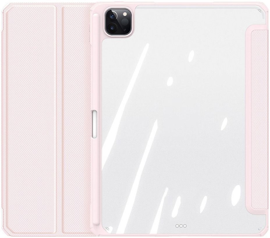 Dux Ducis Toby Apple iPad Pro 12.9 Hoes Tri-Fold Book Case Roze afbeelding 2