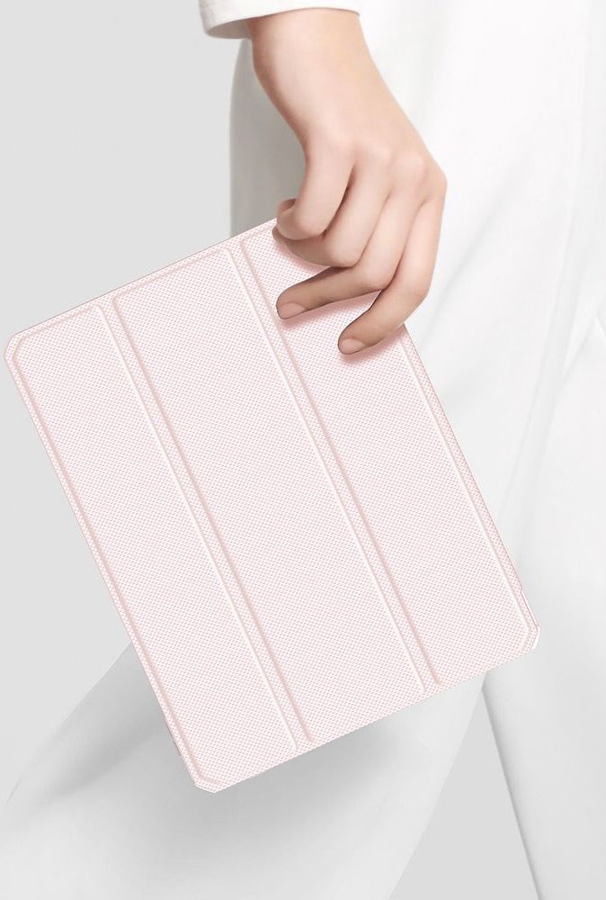 Dux Ducis Toby Apple iPad Pro 12.9 Hoes Tri-Fold Book Case Roze afbeelding 3