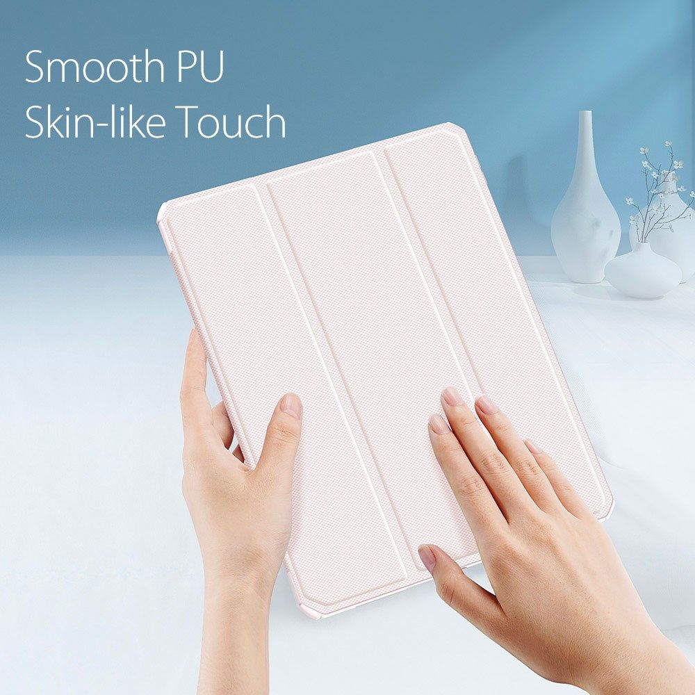 Dux Ducis Toby Apple iPad Pro 12.9 Hoes Tri-Fold Book Case Roze afbeelding 9