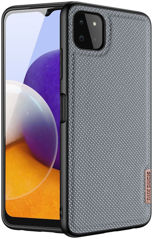 Dux Ducis Fino Series Samsung Galaxy A22 5G Hoesje Back Cover Blauw afbeelding 1