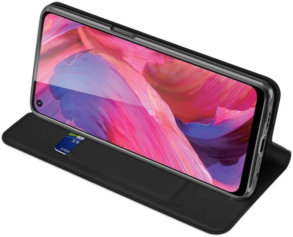 Dux Ducis Skin Pro Series Oppo A54 5G/A74 5G Hoesje Wallet Case Zwart afbeelding 7