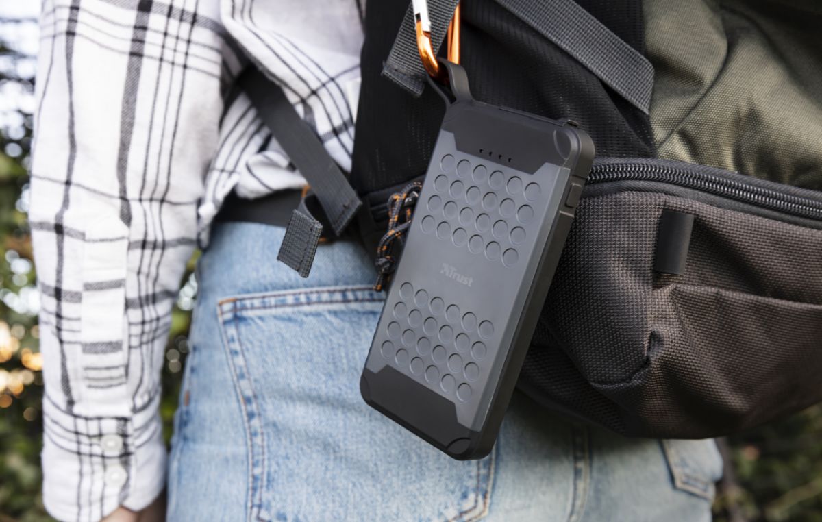 Trust Hyke Waterbestendige Fast Charge Outdoor Powerbank 10.000 mAh afbeelding 12