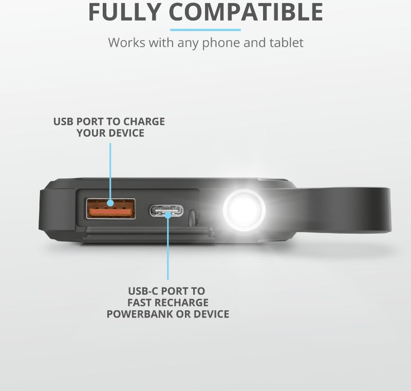 Trust Hyke Waterbestendige Fast Charge Outdoor Powerbank 10.000 mAh afbeelding 7