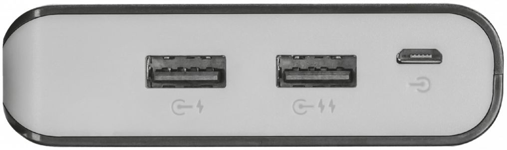 Trust Primo Powerbank 16.000 mAh met Twee USB-A Poorten Zwart afbeelding 7