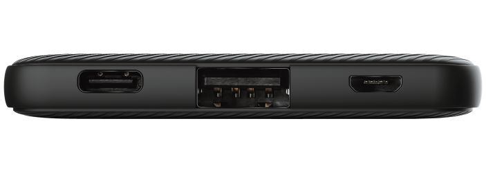 Trust Primo Ultra Dunne Mini Powerbank USB/USB-C 5.000 mAh Zwart afbeelding 4