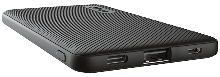 Trust Primo Ultra Dunne Mini Powerbank USB/USB-C 5.000 mAh Zwart afbeelding 12