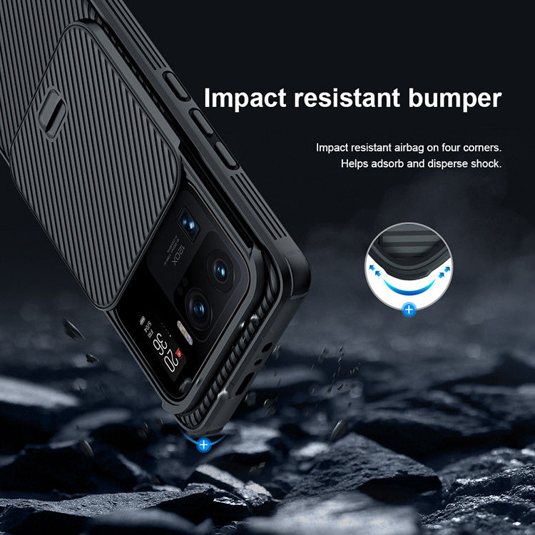Nillkin CamShield Xiaomi Mi 11 Ultra Hoesje met Camera Slider Blauw afbeelding 5