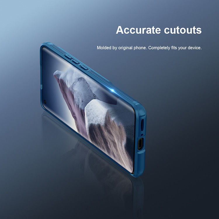 Nillkin CamShield Xiaomi Mi 11 Ultra Hoesje met Camera Slider Blauw afbeelding 9