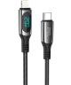 Hoco S51 20W PD USB-C naar Lightning Kabel 1.2M Fast Charge Zwart