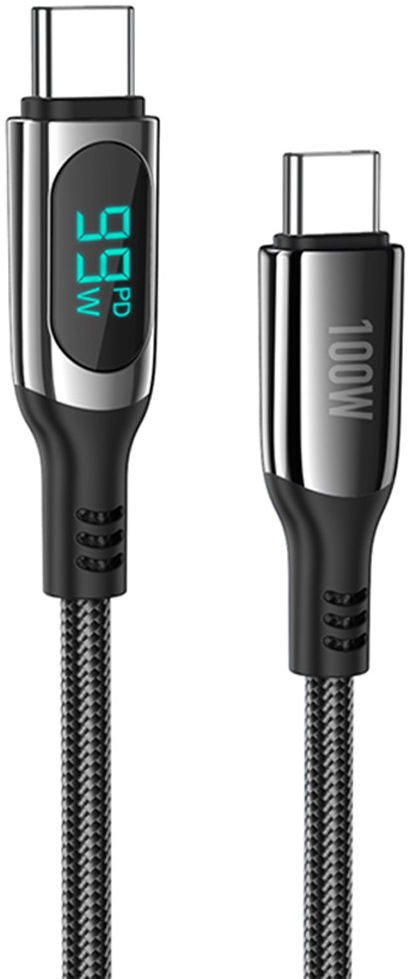 in stand houden Verschillende goederen Maken Hoco S51 100W Fast Charge USB-C naar USB-C Snellaad Kabel 1.2M Zwart |  GSMpunt.nl