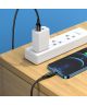 Hoco S51 Fast Charge 2.4A USB naar Apple Lightning Kabel 1.2M Zwart