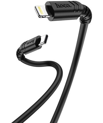 Hoco X62 USB-C naar Apple Lightning Kabel PD 20W 1 Meter Zwart Kabels