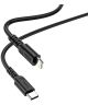 Hoco X62 USB-C naar Apple Lightning Kabel PD 20W 1 Meter Zwart