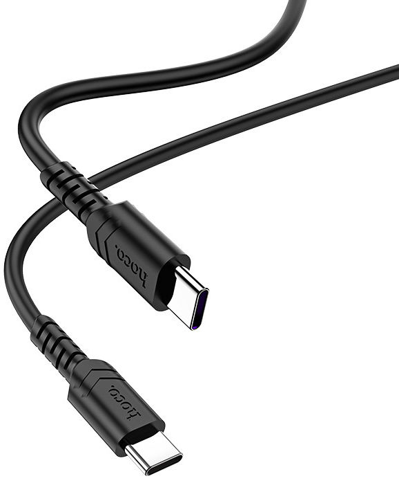 Hoco X62 USB-C naar USB-C Kabel PD 100W 1.5 Meter Zwart afbeelding 2