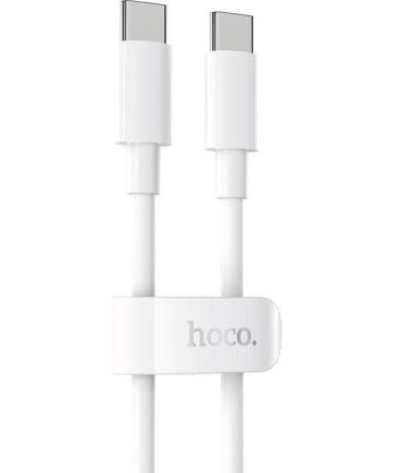 Hoco X51 100 Watt USB-C - USB-C Fast Charging Kabel 5A 1 Meter Wit Kabels