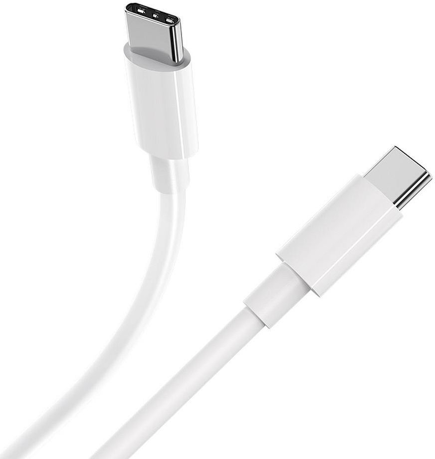Hoco X51 100 Watt USB-C - USB-C Fast Charging Kabel 5A 1 Meter Wit afbeelding 2