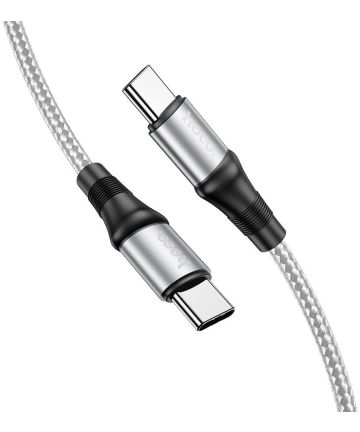 Hoco X50 USB-C naar USB-C Kabel 100W 2 Meter Grijs Kabels