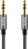 Hoco 3.5mm Jack naar 3.5mm Jack Gevlochten Aux Kabel 1 Meter Zwart afbeelding 1