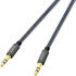 Hoco 3.5mm Jack naar 3.5mm Jack Gevlochten Aux Kabel 1 Meter Zwart afbeelding 2