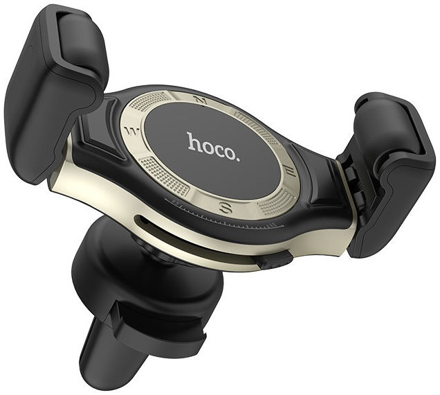 Hoco S1 Lite Verstelbare Ventilatierooster Telefoonhouder Auto Zwart afbeelding 1
