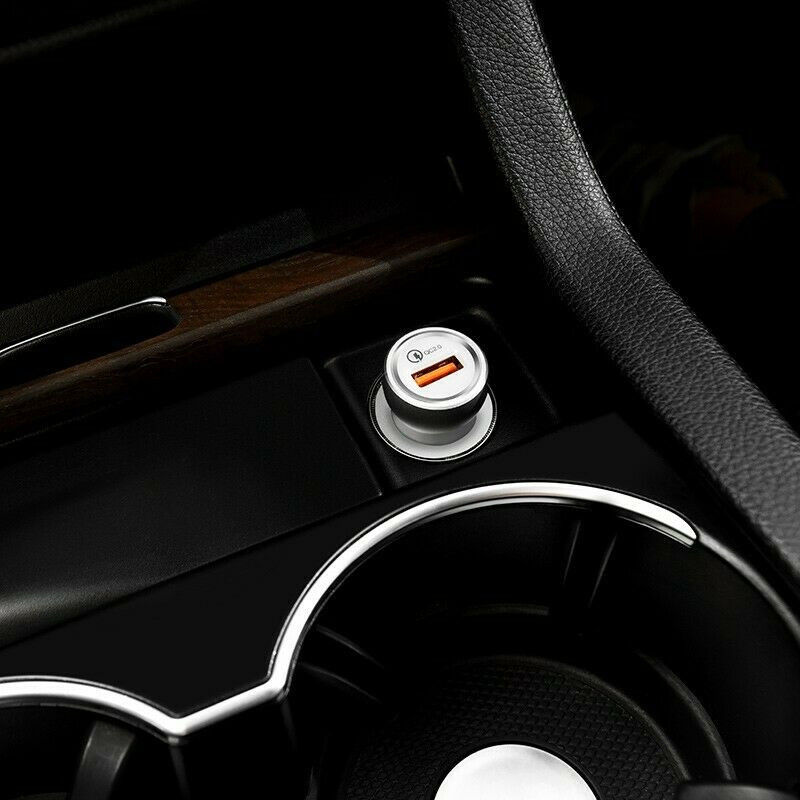 Hoco Z4 2.1A Fast Charge Autolader met Quick Charge 2.0 Zwart afbeelding 3
