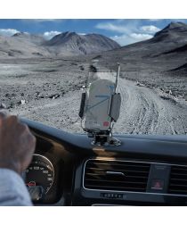 Hoco 360° Verstelbare Anti-Shake Dashboard/Raam Telefoonhouder Auto