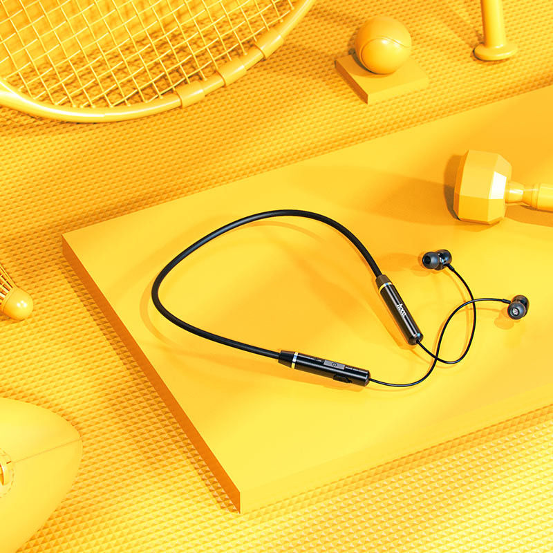 Hoco ES53 Coolway Draadloze Bluetooth Sport Oordopjes Zwart afbeelding 2