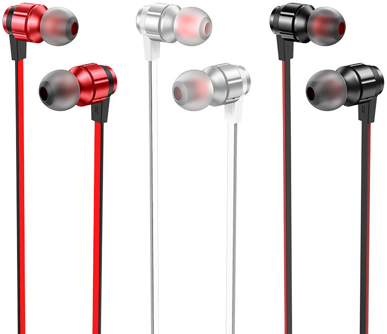 Hoco Platinum Sound Universele In-Ear Oortjes Telefoon Headset Rood afbeelding 5