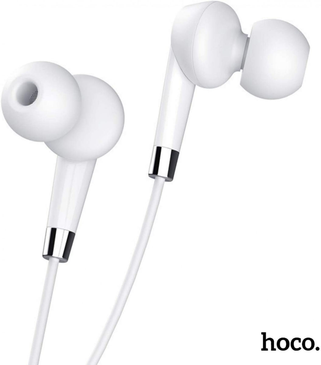 Hoco M58 Bedrade In-Ear Oordopjes 3.5mm Jack Headset Wit afbeelding 4