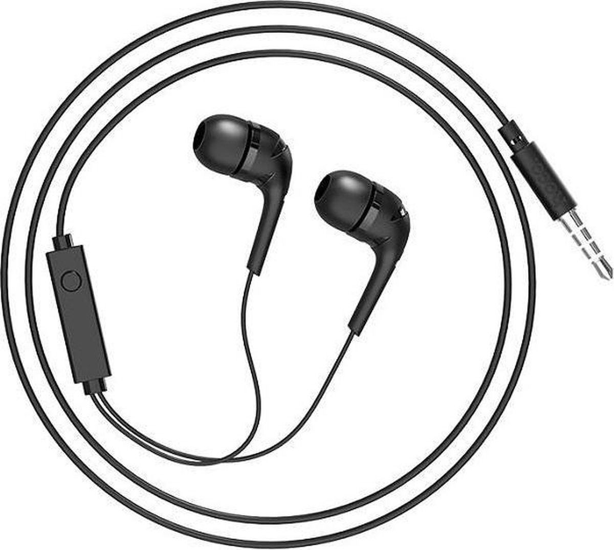 Hoco M40 Prosody Bedrade In-Ear Oordopjes 3.5mm Jack Headset Zwart afbeelding 3