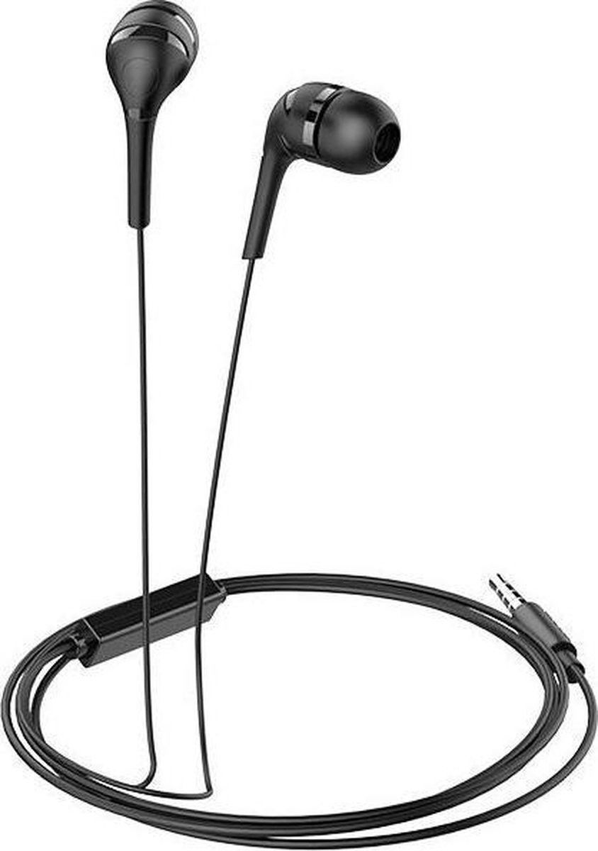 Hoco M40 Prosody Bedrade In-Ear Oordopjes 3.5mm Jack Headset Zwart afbeelding 5