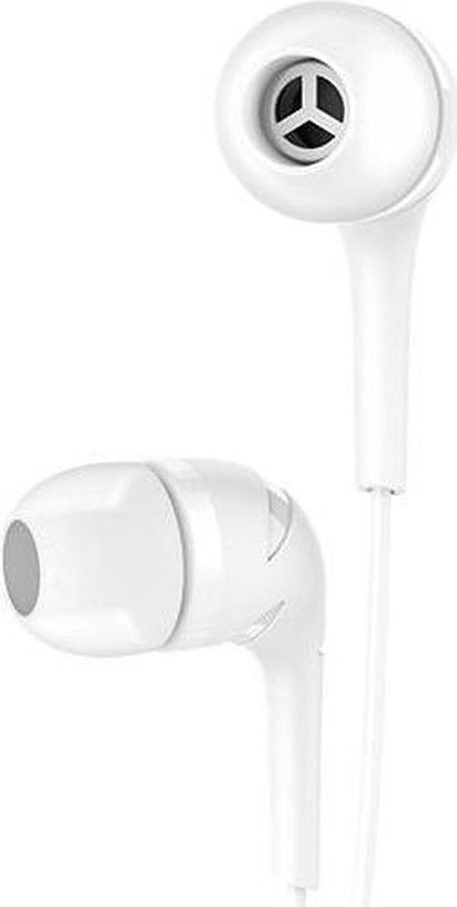 Hoco M40 Prosody Bedrade In-Ear Oordopjes 3.5mm Jack Headset Wit afbeelding 1