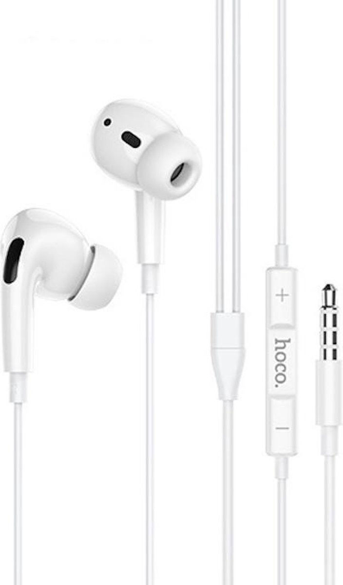 Hoco M1 Pro Bedrade In-Ear Oordopjes 3.5mm Jack Headset Wit afbeelding 1