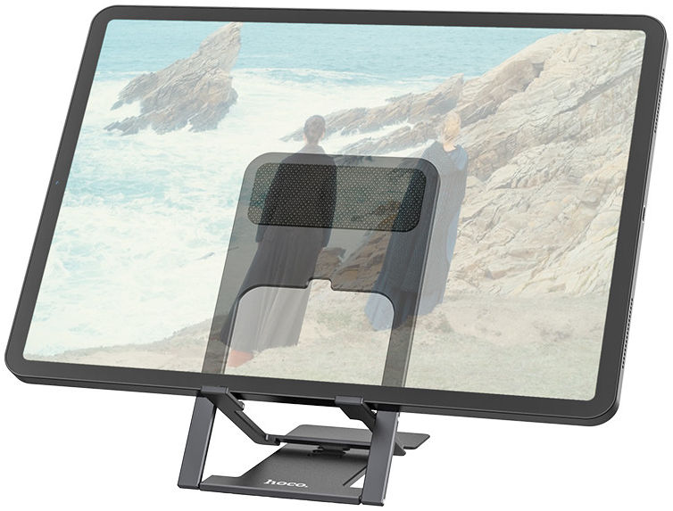 Hoco Universele Verstelbare Bureau Houder voor Smartphone Silver afbeelding 5