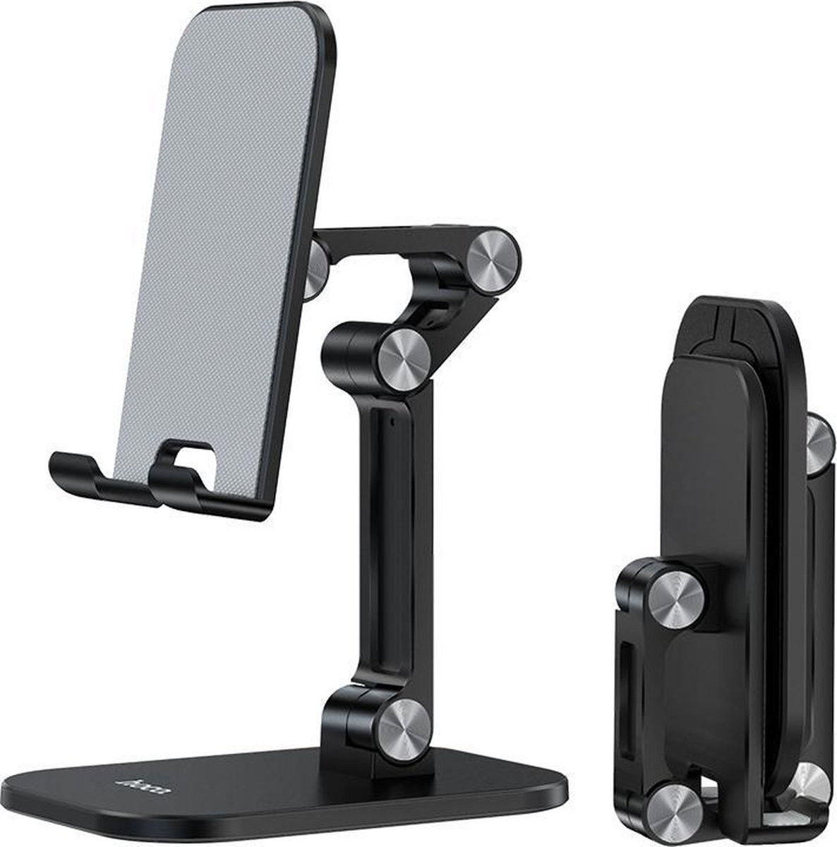 Hoco Verstelbare Opvouwbare Houder voor Smartphone en Tablet Zwart afbeelding 2