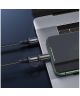 Hoco X50 2-in-1 USB-C naar USB-C / Apple Lightning 1 Meter Zwart