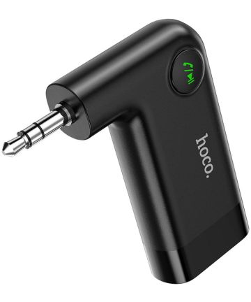 Hoco E53 Bluetooth Audio Receiver met 3.5MM Jack AUX Aansluiting Zwart Kabels