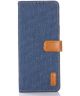 Sony Xperia 1 III Hoesje Jeans Portemonnee Book Case Blauw