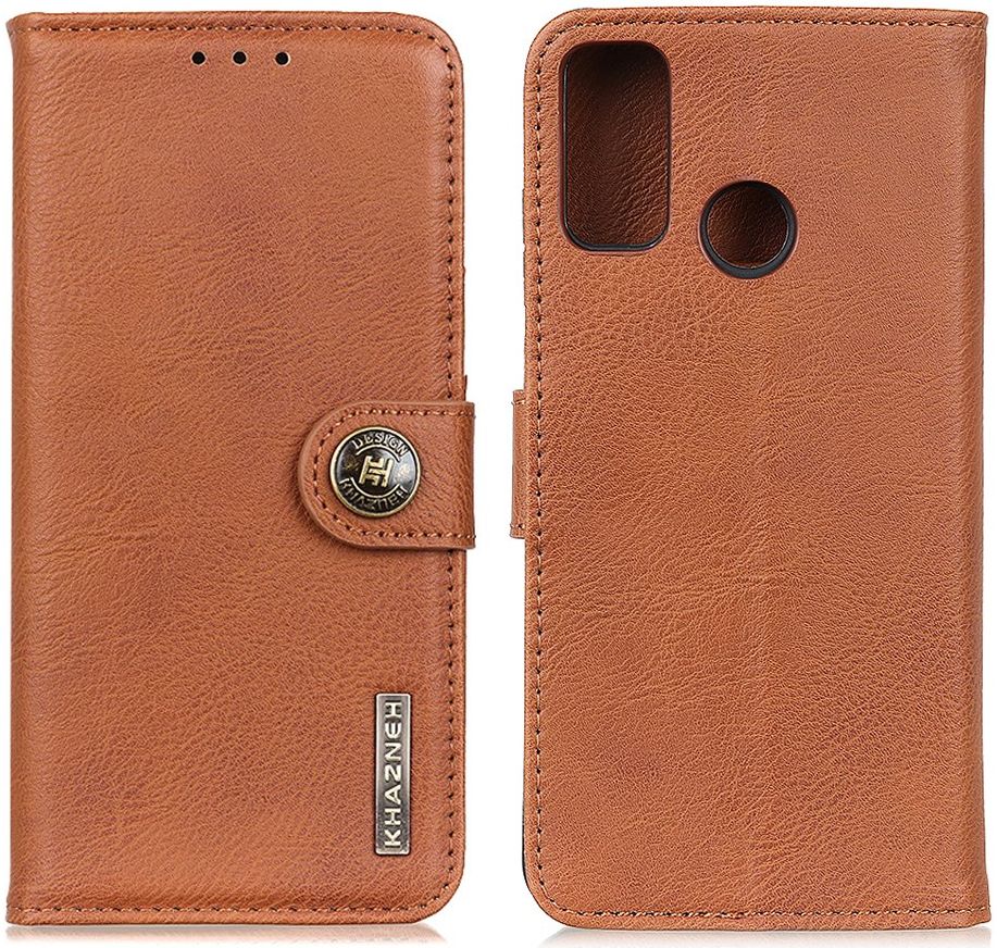 KHAZNEH Motorola G10 / G20 / G30 Hoesje Portemonnee Book Case Bruin afbeelding 4