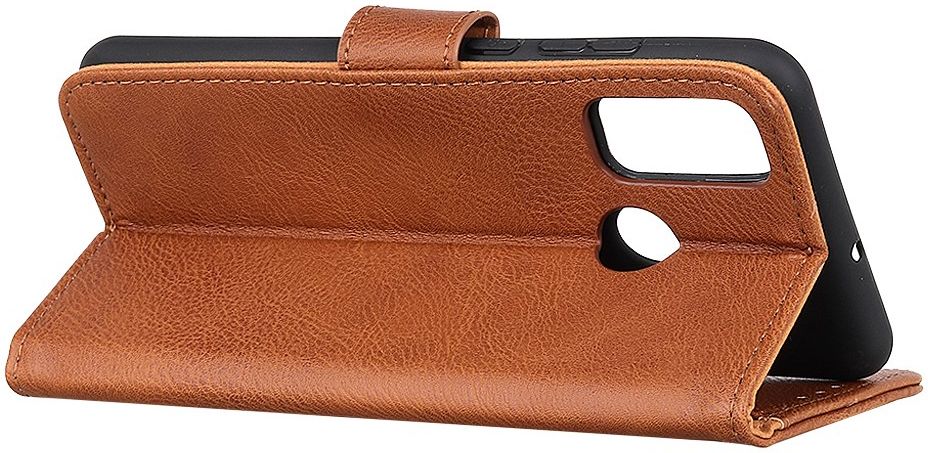 KHAZNEH Motorola G10 / G20 / G30 Hoesje Portemonnee Book Case Bruin afbeelding 6